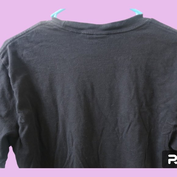 Adidas men's t-shirt with logo short sleeves in black, red and white size small. - Picture 3 of 5